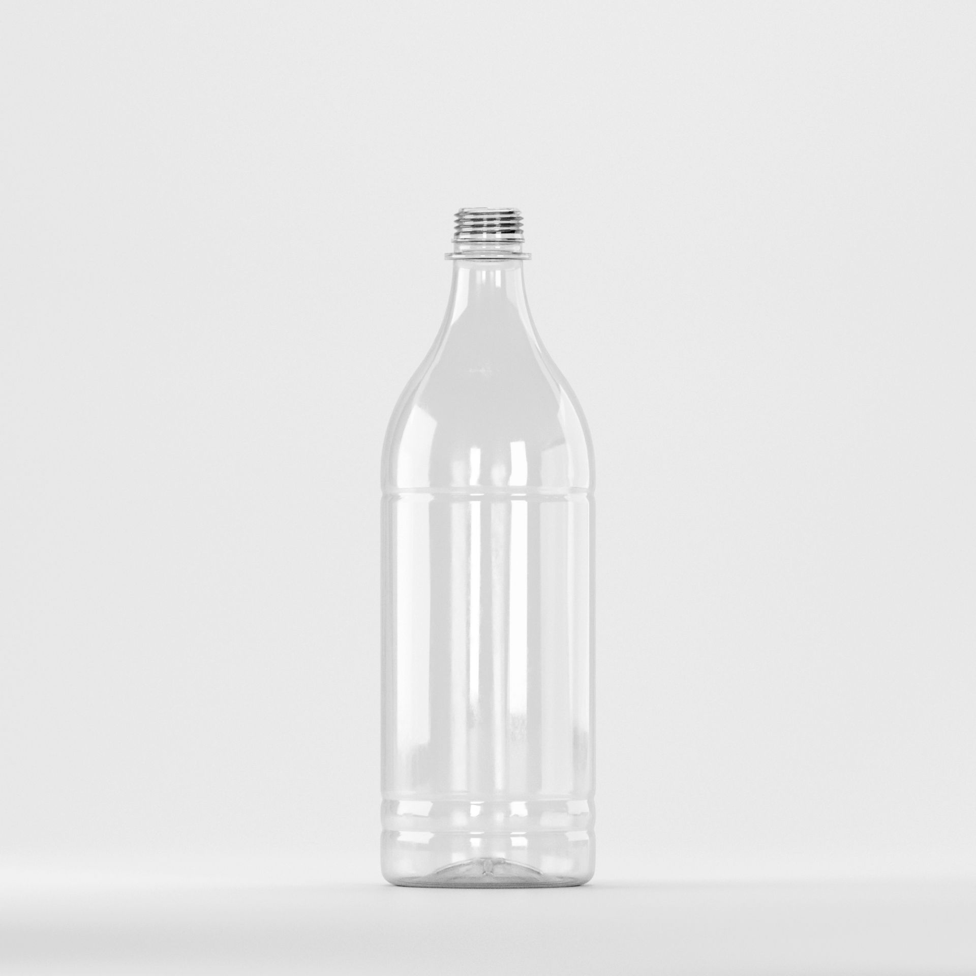 Flacon PET 1L Vin, transparent  – fără capac