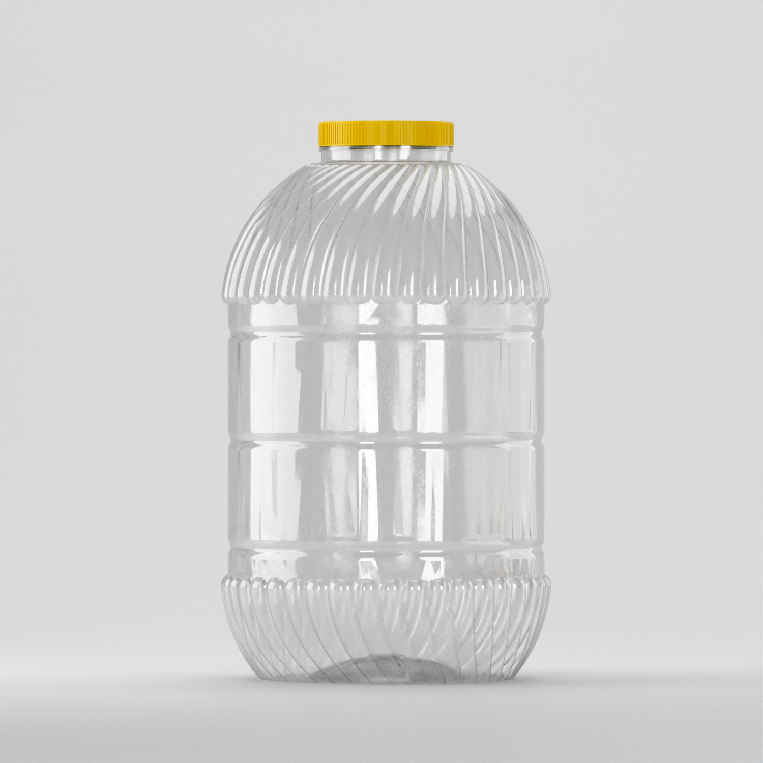 Borcan PET 20 L transparent cu capac