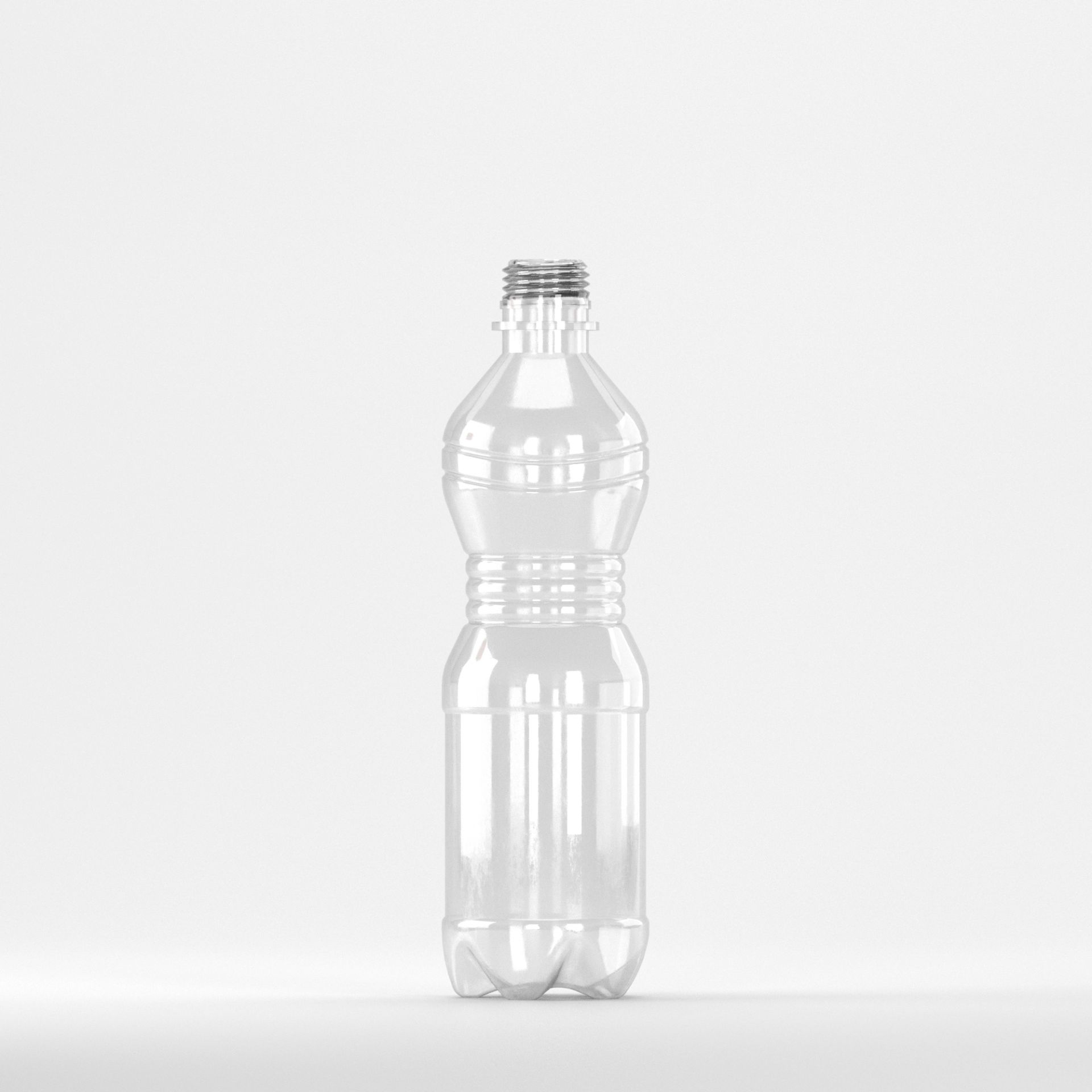 Flacon Pet 0,5L, Transparent-Filet 28mm-fara capac