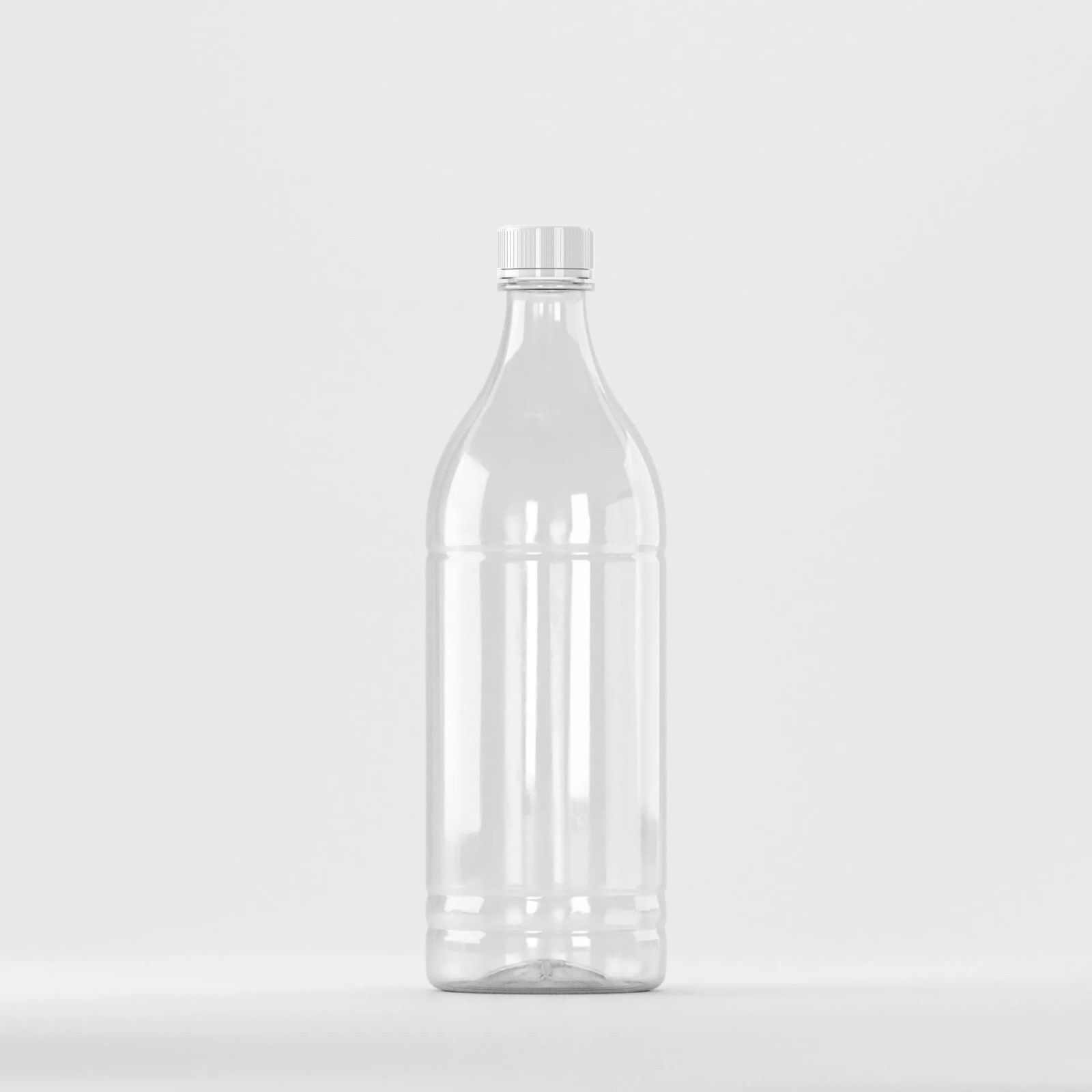 Flacon PET 1L Vin, transparent  – cu capac