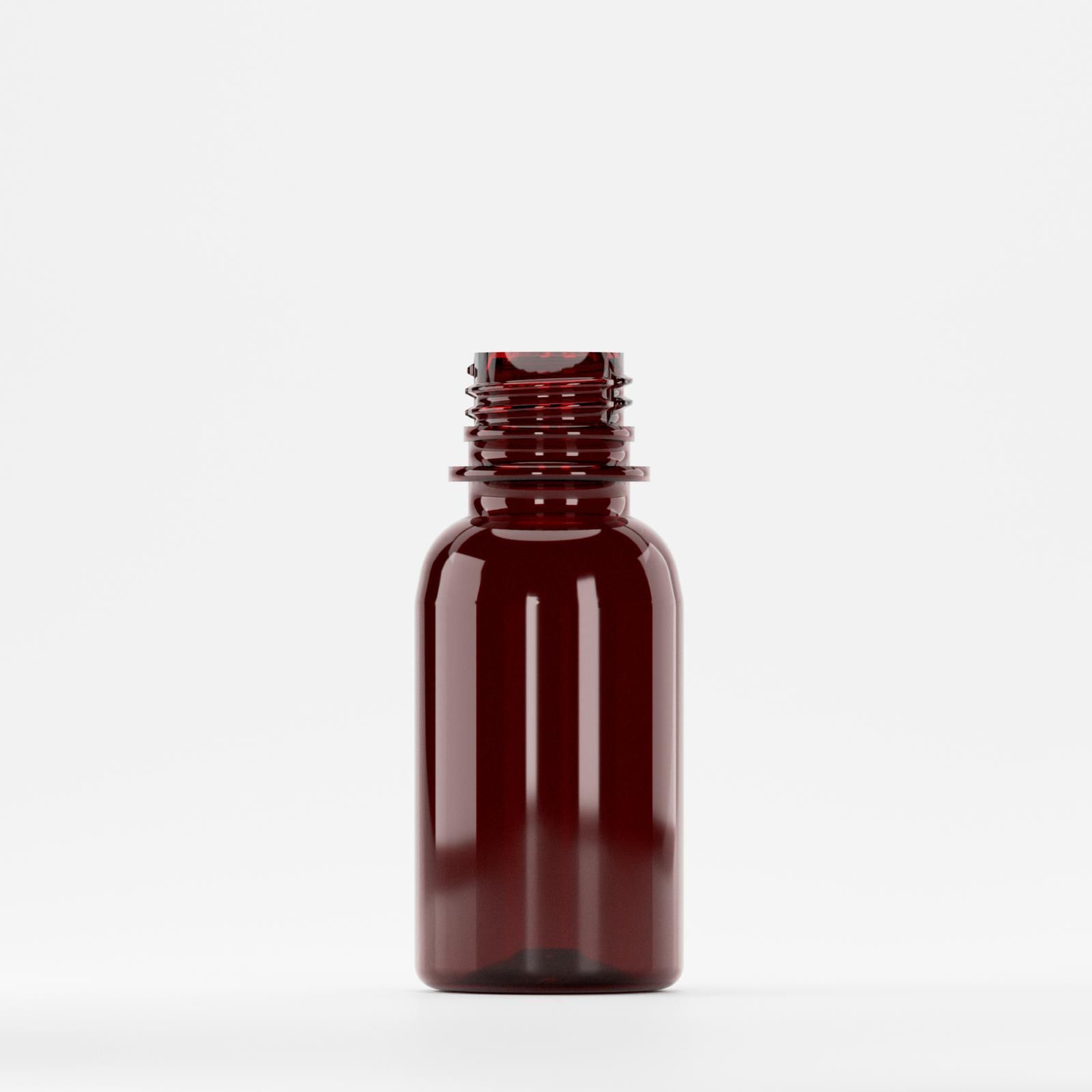 Flacon PET 50ml maro,-filet 28 mm– PCO 1810 (Fără Capac)