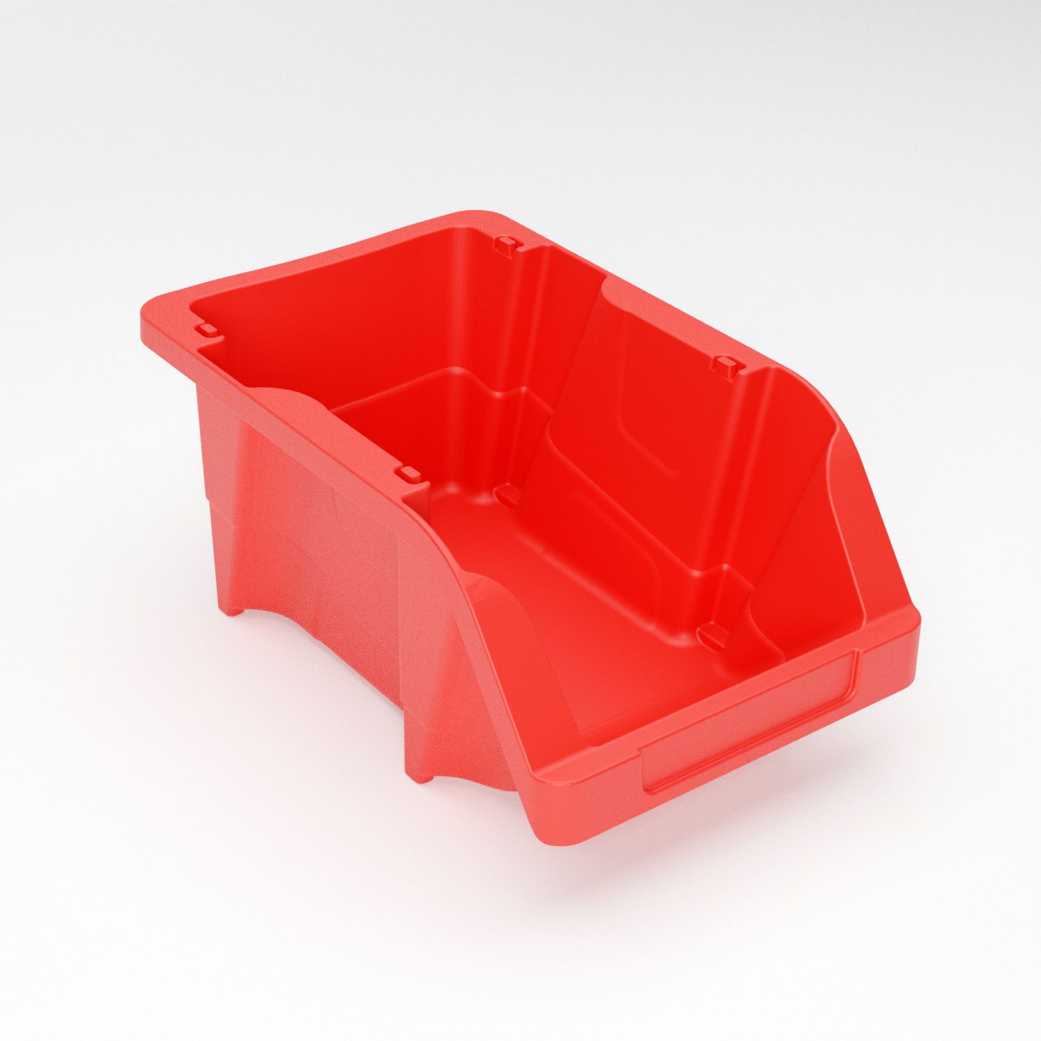 Cutie pentru depozitare, Ergobox 1, rosu, 173 x 106 x 78 mm