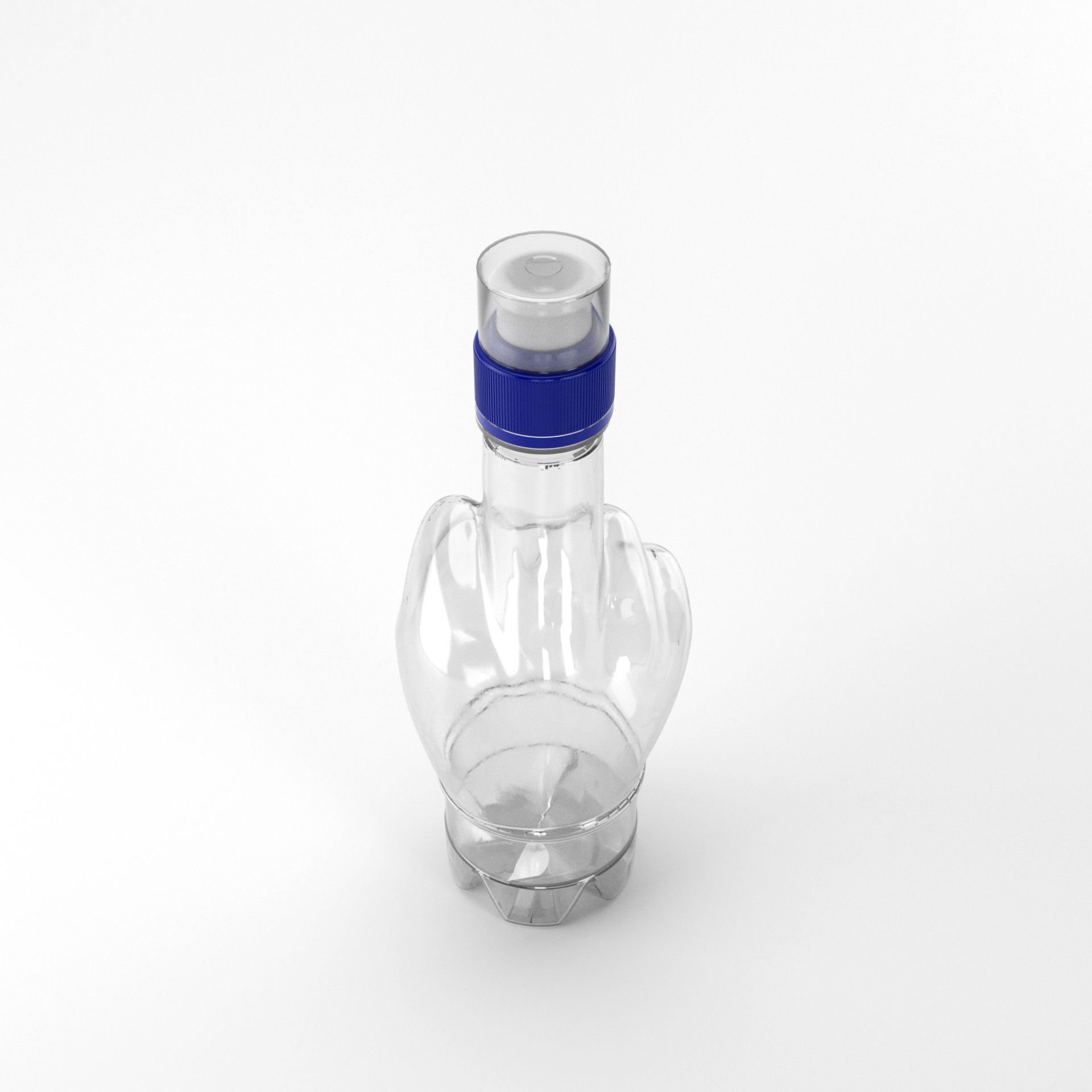  Flacon PET 370ml, Transparent – 30 grame – Filet 28mm – cu Capac Sport